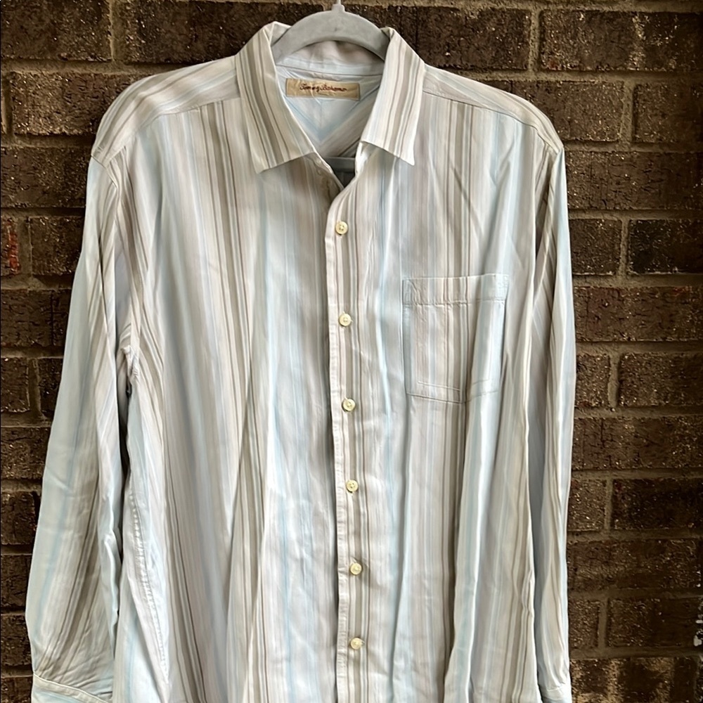 Tommy Bahama Long Sleeve Button Front Shirt XL